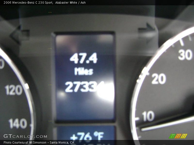 Alabaster White / Ash 2006 Mercedes-Benz C 230 Sport