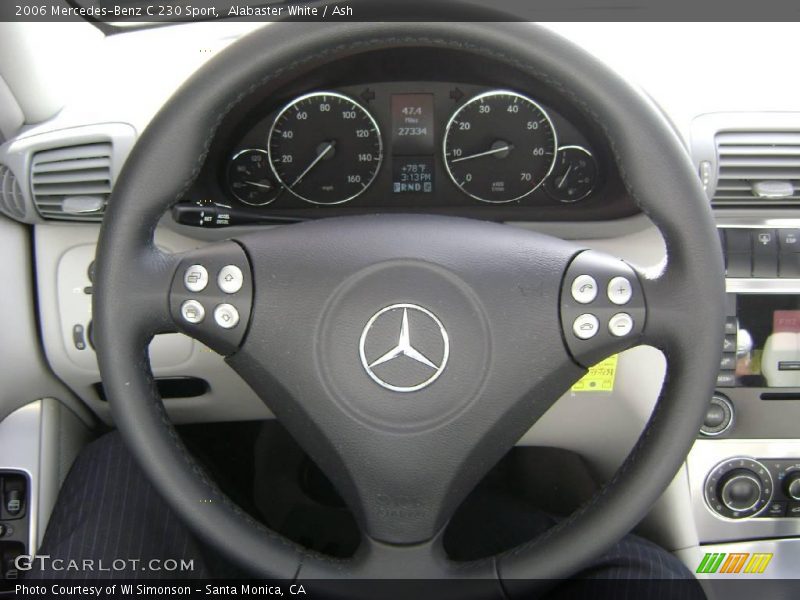 Alabaster White / Ash 2006 Mercedes-Benz C 230 Sport