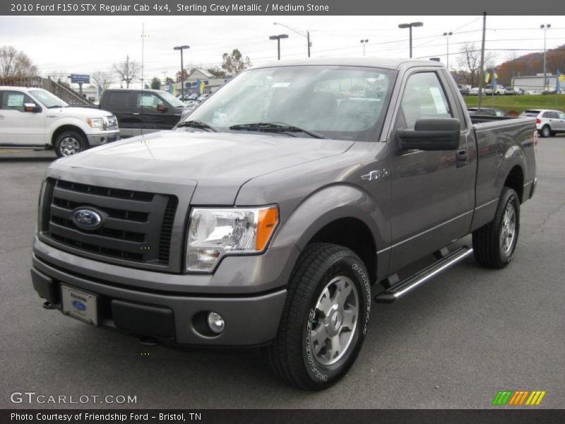 Front 3/4 View of 2010 F150 STX Regular Cab 4x4