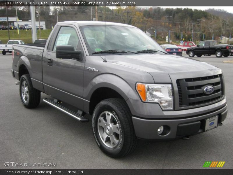 Sterling Grey Metallic / Medium Stone 2010 Ford F150 STX Regular Cab 4x4