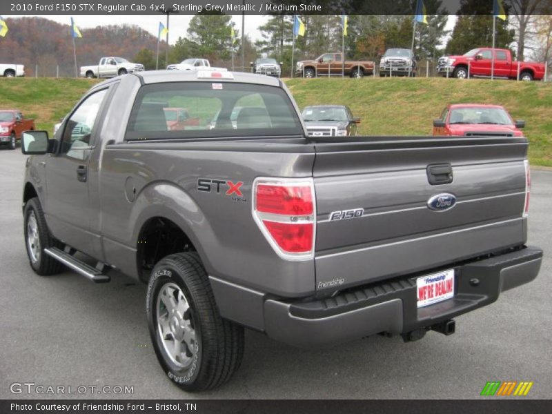 Sterling Grey Metallic / Medium Stone 2010 Ford F150 STX Regular Cab 4x4