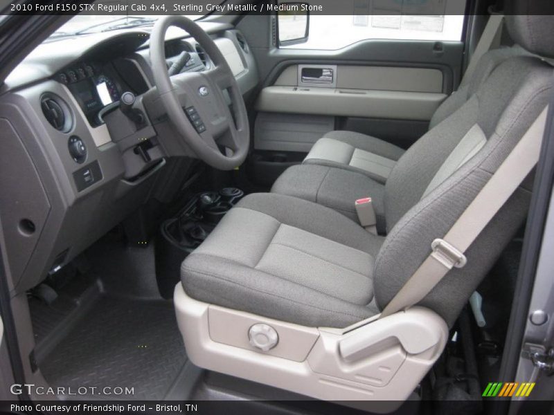  2010 F150 STX Regular Cab 4x4 Medium Stone Interior