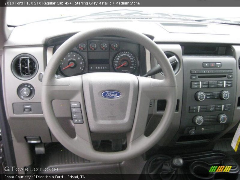 Dashboard of 2010 F150 STX Regular Cab 4x4