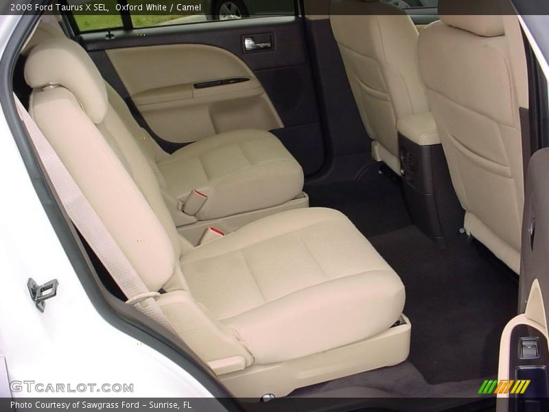 Oxford White / Camel 2008 Ford Taurus X SEL
