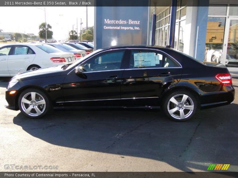 Black / Black 2011 Mercedes-Benz E 350 Sedan