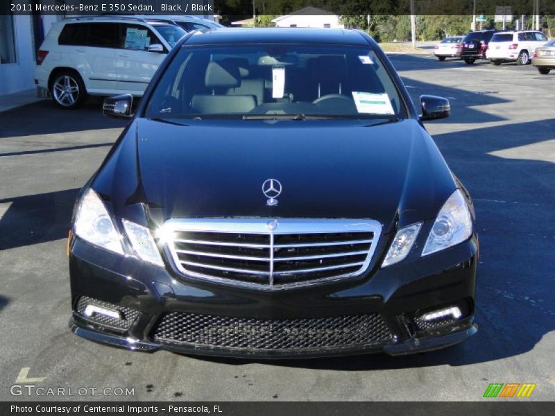 Black / Black 2011 Mercedes-Benz E 350 Sedan