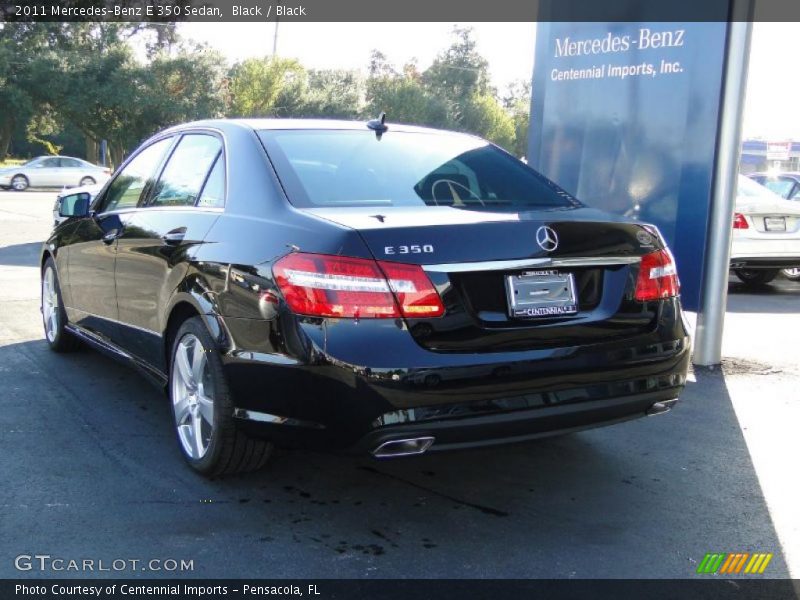 Black / Black 2011 Mercedes-Benz E 350 Sedan