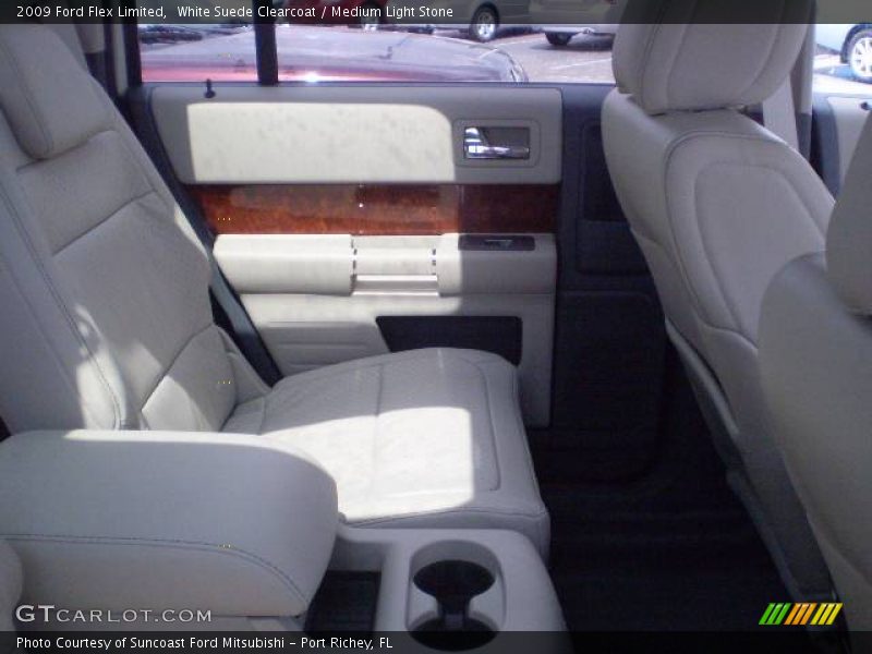 White Suede Clearcoat / Medium Light Stone 2009 Ford Flex Limited