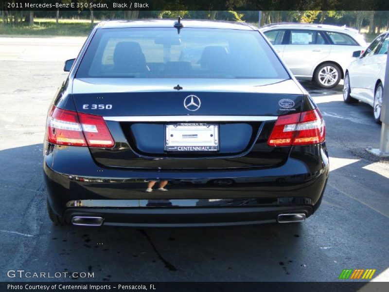 Black / Black 2011 Mercedes-Benz E 350 Sedan