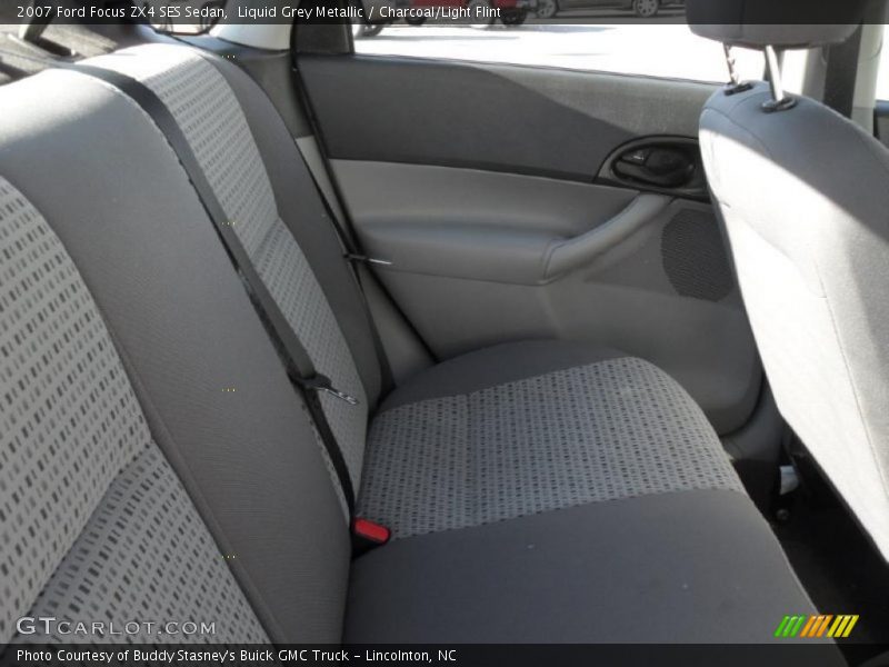 Liquid Grey Metallic / Charcoal/Light Flint 2007 Ford Focus ZX4 SES Sedan