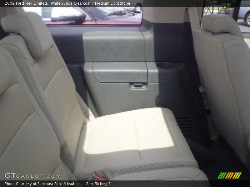 White Suede Clearcoat / Medium Light Stone 2009 Ford Flex Limited