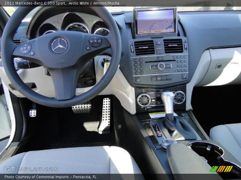 Arctic White / Almond/Mocha 2011 Mercedes-Benz C 350 Sport