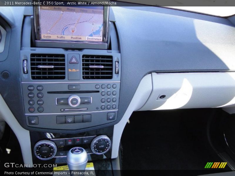 Arctic White / Almond/Mocha 2011 Mercedes-Benz C 350 Sport