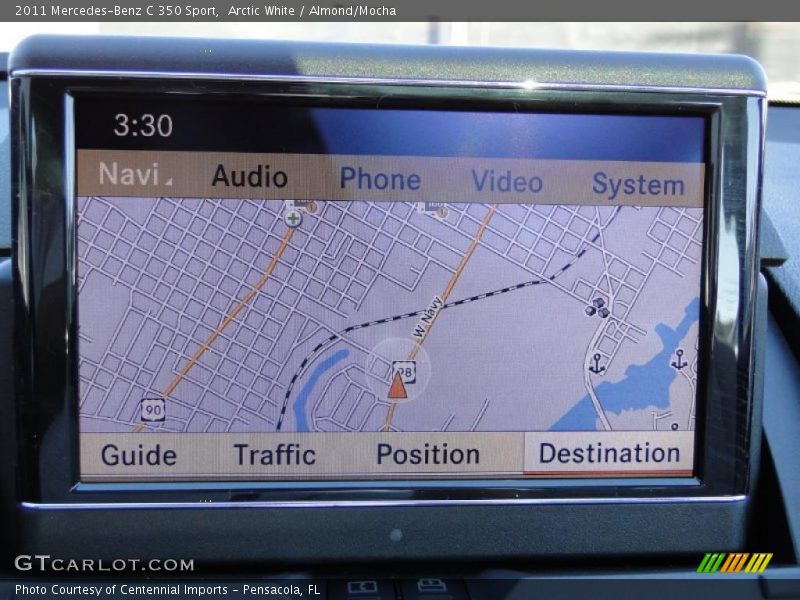 Navigation of 2011 C 350 Sport