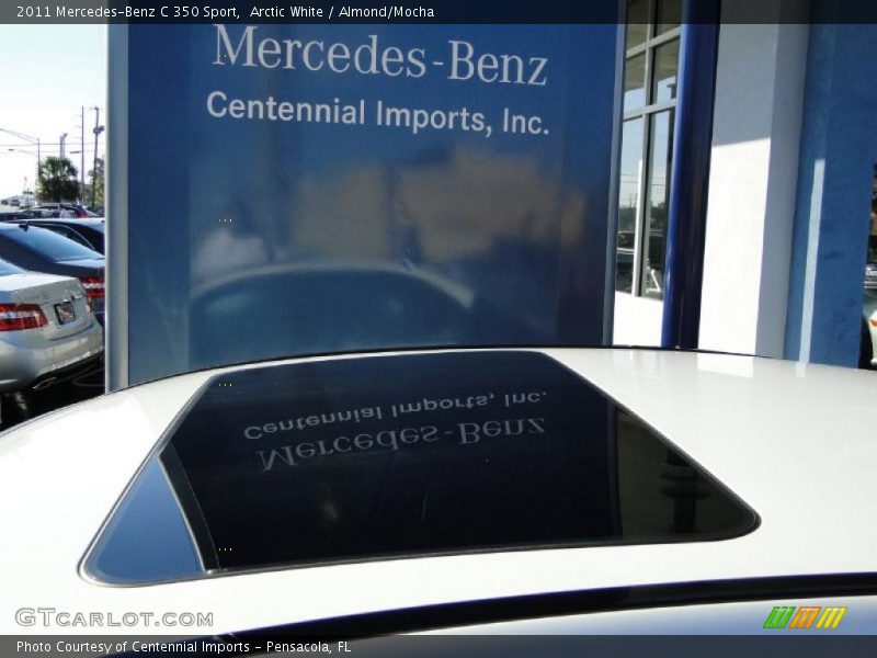 Arctic White / Almond/Mocha 2011 Mercedes-Benz C 350 Sport