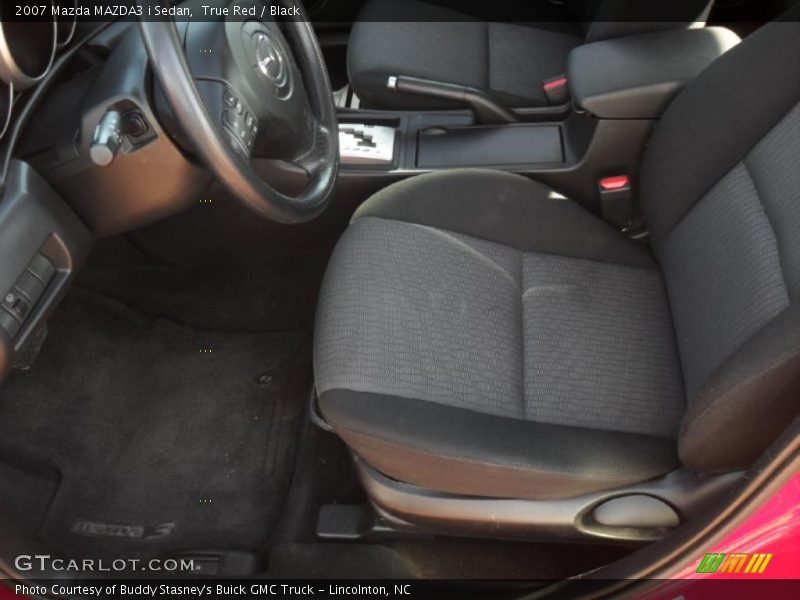  2007 MAZDA3 i Sedan Black Interior