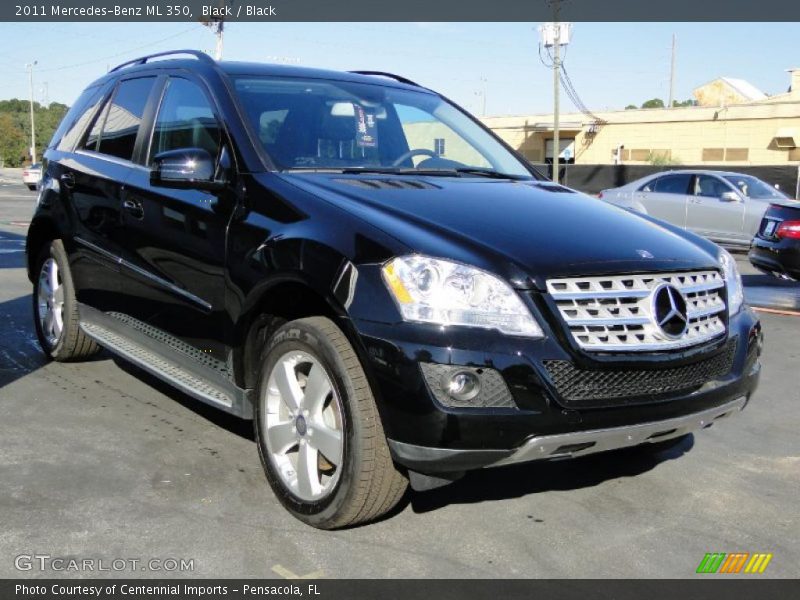 Black / Black 2011 Mercedes-Benz ML 350