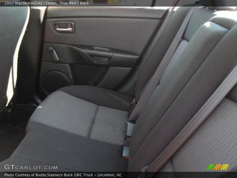  2007 MAZDA3 i Sedan Black Interior