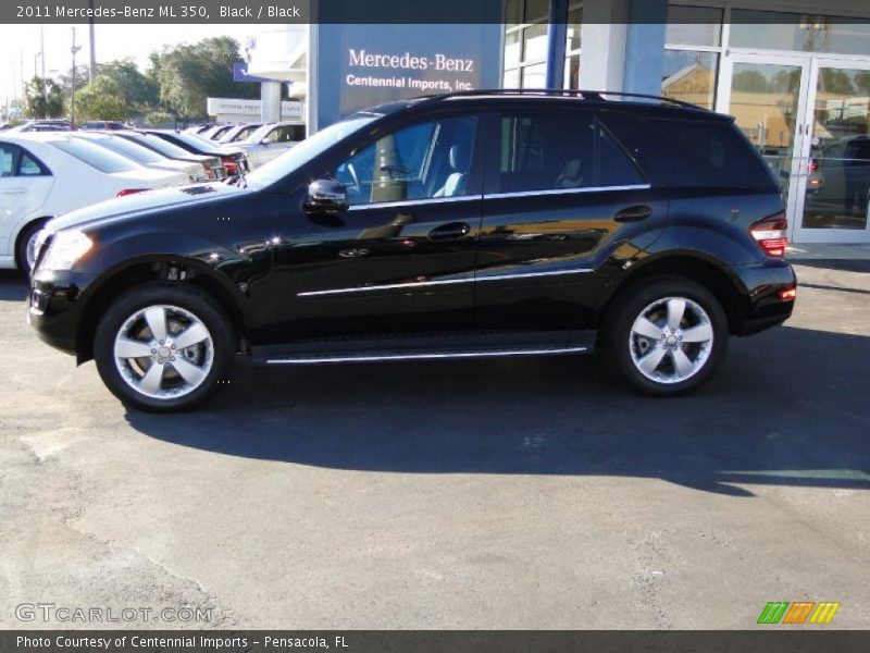 Black / Black 2011 Mercedes-Benz ML 350