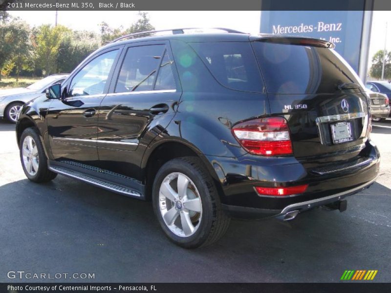 Black / Black 2011 Mercedes-Benz ML 350