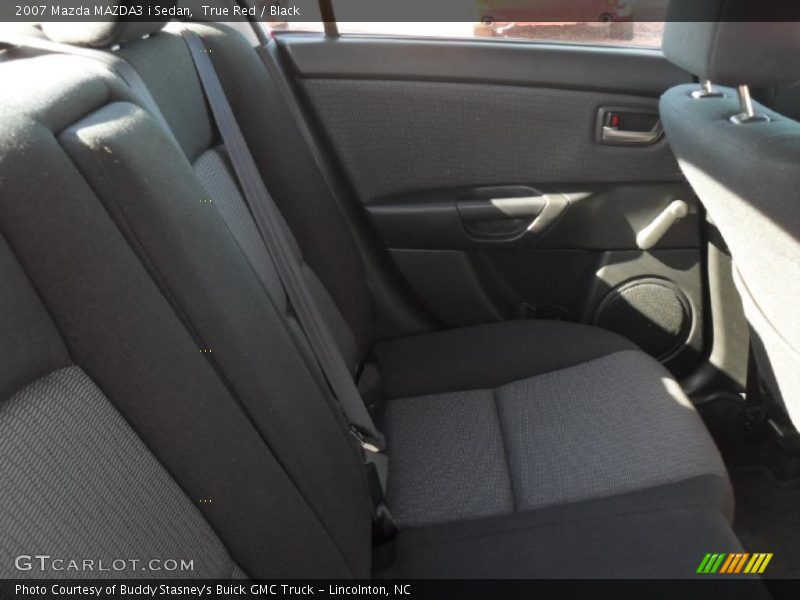  2007 MAZDA3 i Sedan Black Interior