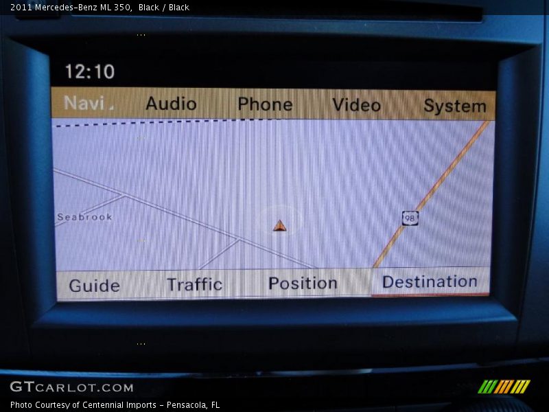 Navigation of 2011 ML 350