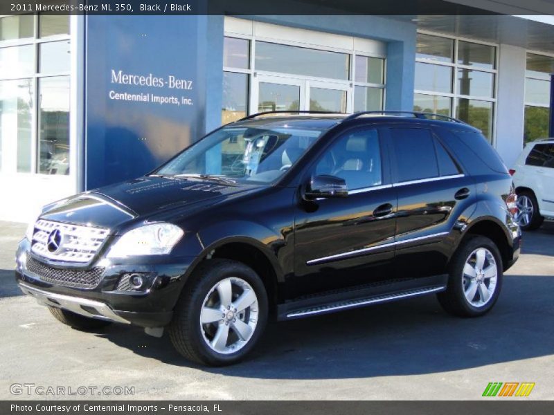 Black / Black 2011 Mercedes-Benz ML 350