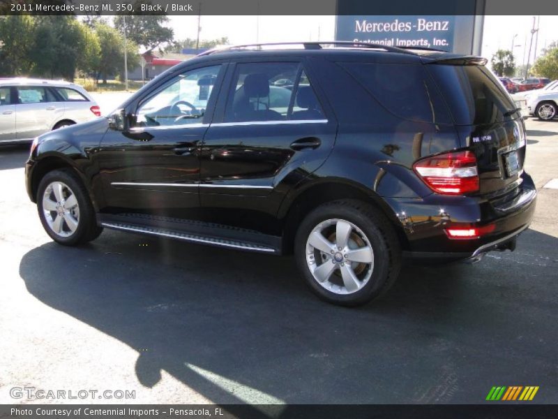 Black / Black 2011 Mercedes-Benz ML 350
