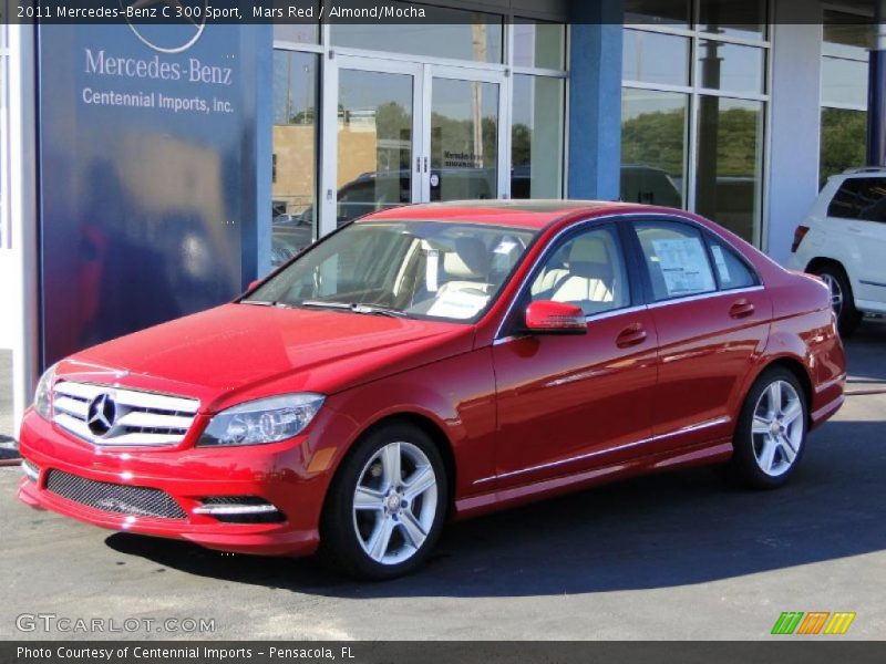 Mars Red / Almond/Mocha 2011 Mercedes-Benz C 300 Sport