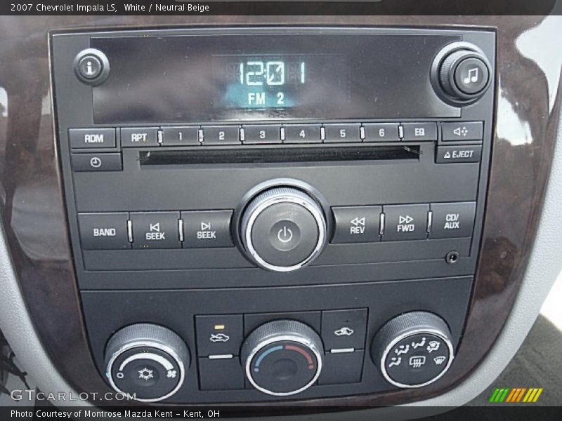 Controls of 2007 Impala LS