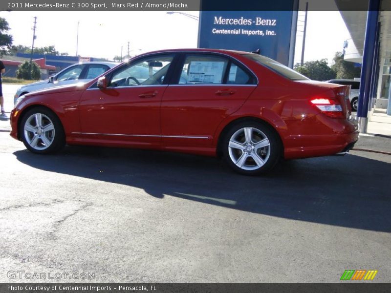 Mars Red / Almond/Mocha 2011 Mercedes-Benz C 300 Sport