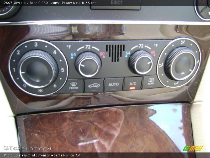 Pewter Metallic / Stone 2007 Mercedes-Benz C 280 Luxury