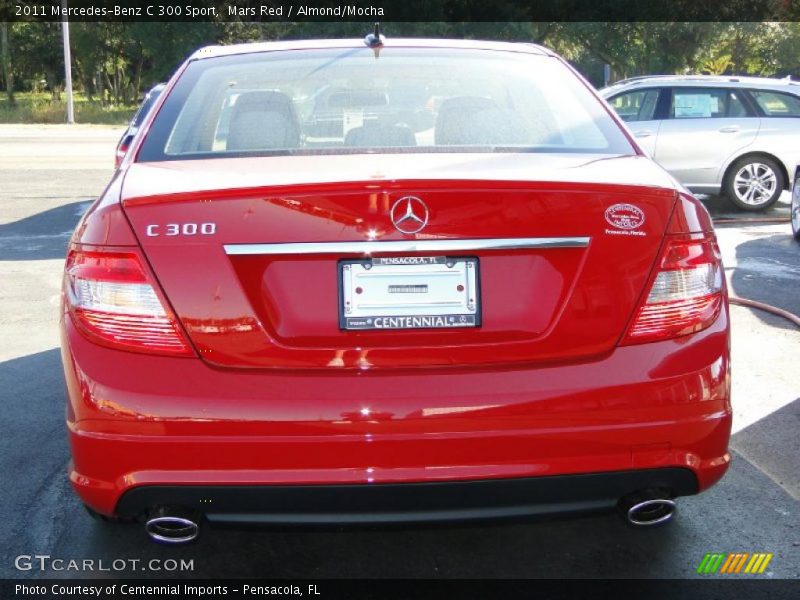 Mars Red / Almond/Mocha 2011 Mercedes-Benz C 300 Sport