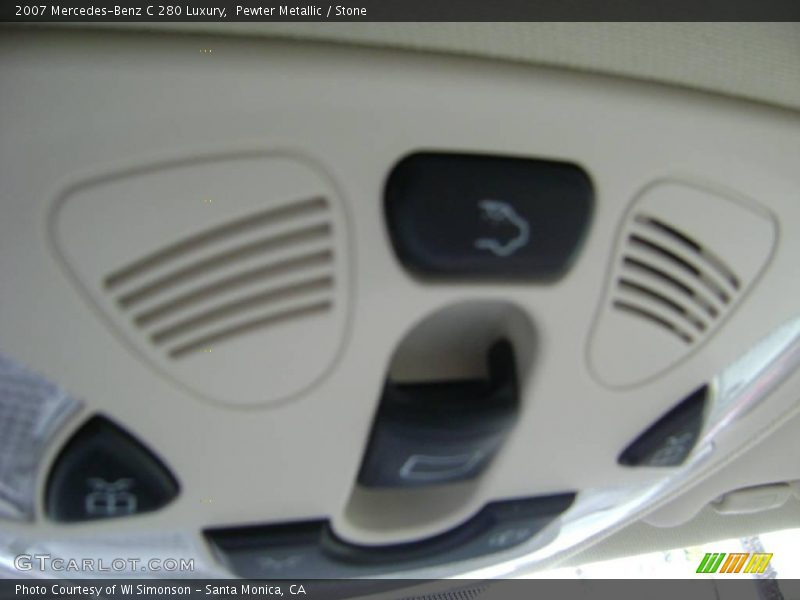 Pewter Metallic / Stone 2007 Mercedes-Benz C 280 Luxury