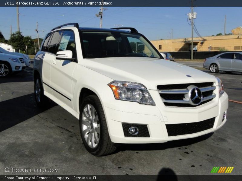 Arctic White / Almond/Black 2011 Mercedes-Benz GLK 350