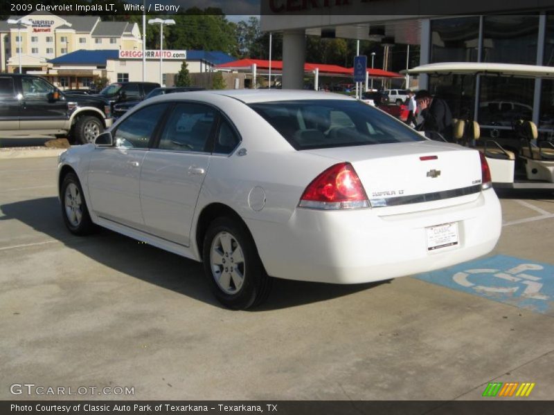 White / Ebony 2009 Chevrolet Impala LT