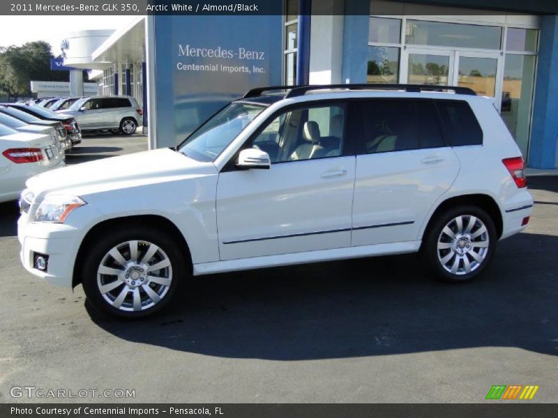 Arctic White / Almond/Black 2011 Mercedes-Benz GLK 350