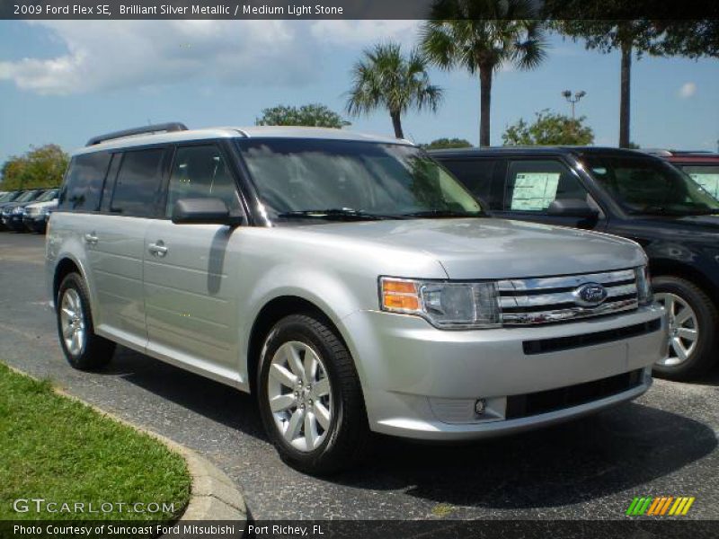 Brilliant Silver Metallic / Medium Light Stone 2009 Ford Flex SE