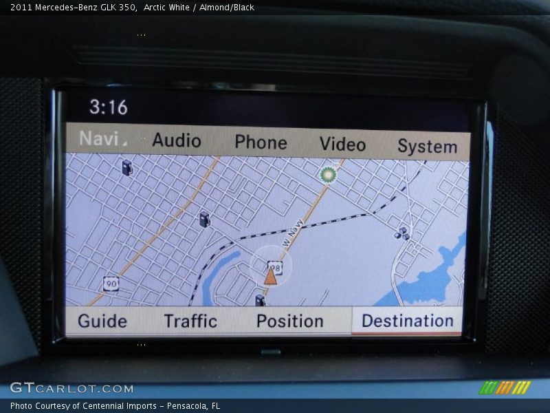 Navigation of 2011 GLK 350