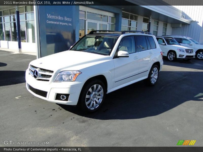 Arctic White / Almond/Black 2011 Mercedes-Benz GLK 350