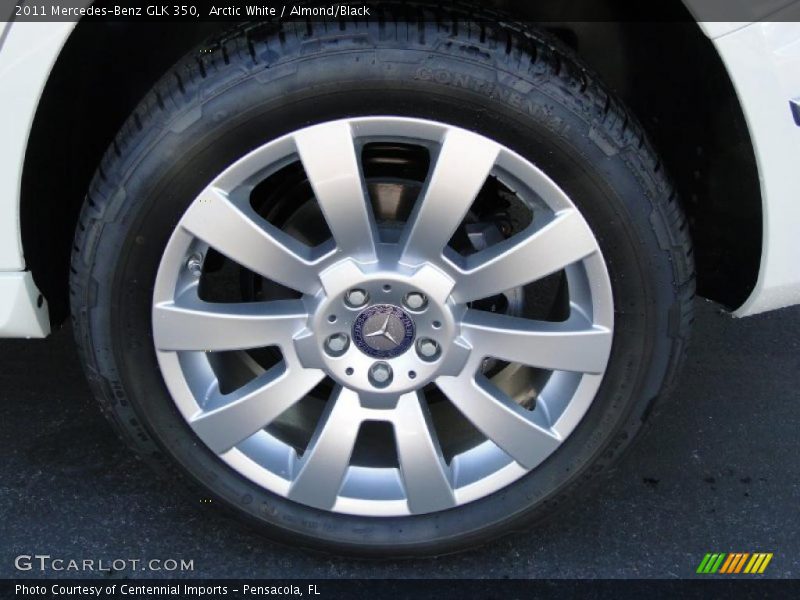 Arctic White / Almond/Black 2011 Mercedes-Benz GLK 350