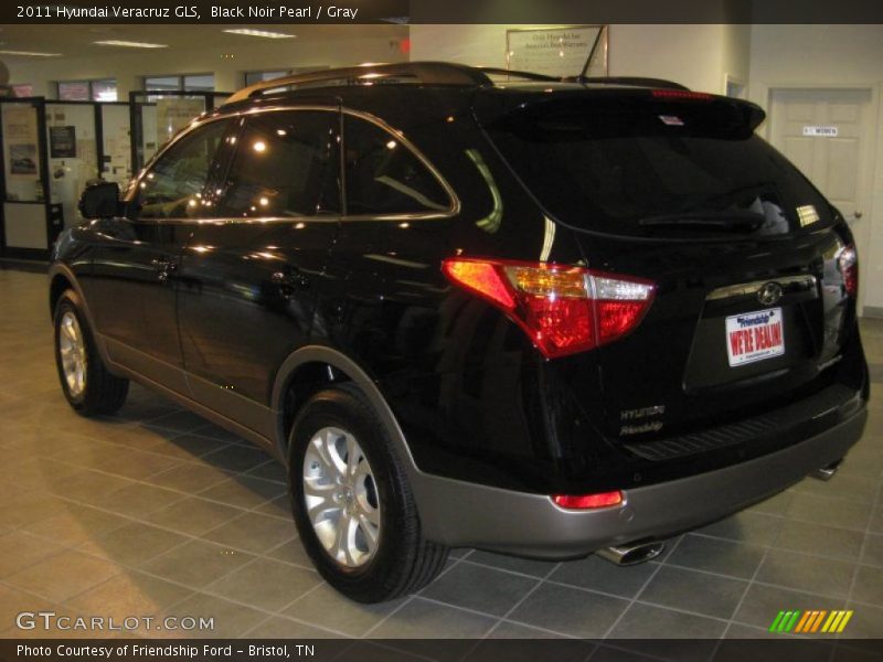 Black Noir Pearl / Gray 2011 Hyundai Veracruz GLS