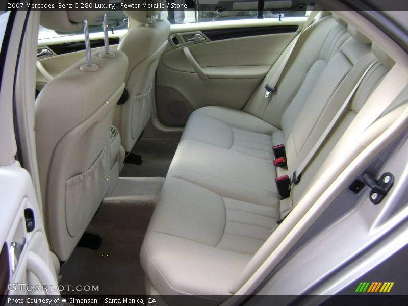 Pewter Metallic / Stone 2007 Mercedes-Benz C 280 Luxury