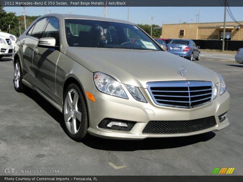 Pearl Beige Metallic / Ash/Black 2011 Mercedes-Benz E 350 Sedan