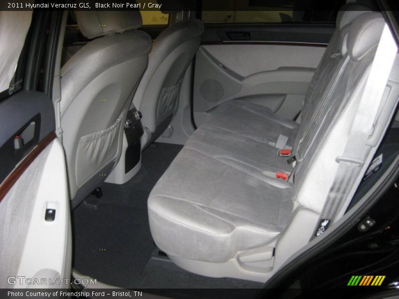 Black Noir Pearl / Gray 2011 Hyundai Veracruz GLS