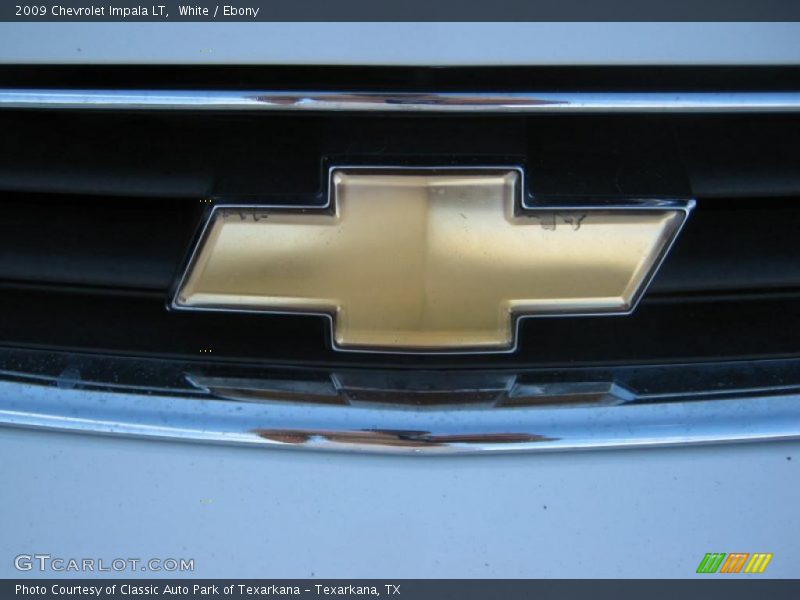 White / Ebony 2009 Chevrolet Impala LT