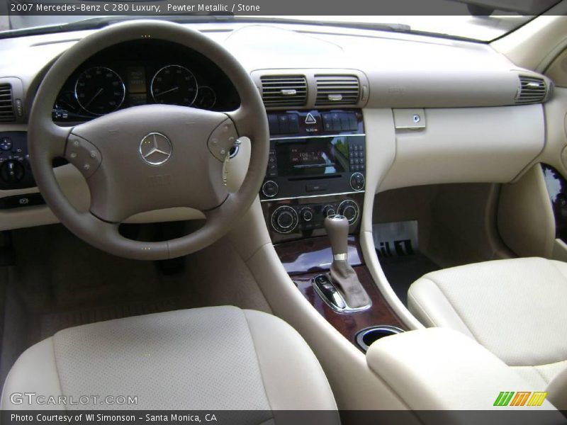 Pewter Metallic / Stone 2007 Mercedes-Benz C 280 Luxury