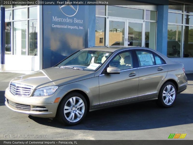 Pearl Beige Metallic / Almond/Mocha 2011 Mercedes-Benz C 300 Luxury