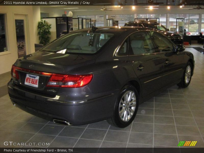 Smoke Gray Metallic / Gray 2011 Hyundai Azera Limited