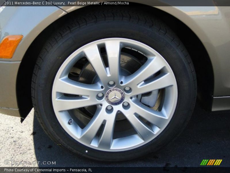 Pearl Beige Metallic / Almond/Mocha 2011 Mercedes-Benz C 300 Luxury